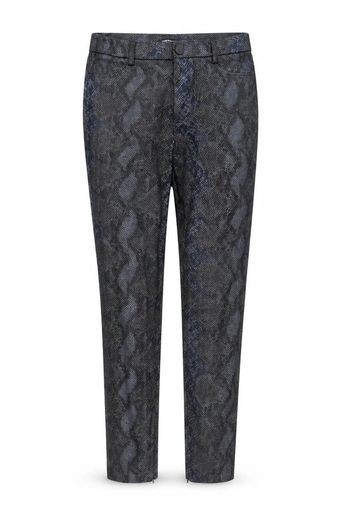 Zara Women Black Snake Print Legging Style Trousers L