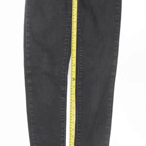 Levi's Women Black Skinny Jeans Size 26 High Rise Denim