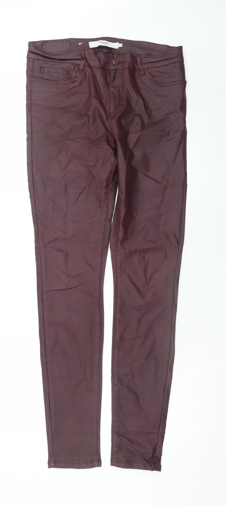 Vero Moda Women's Brown Skinny Jeggings L/32 Stretch Denim