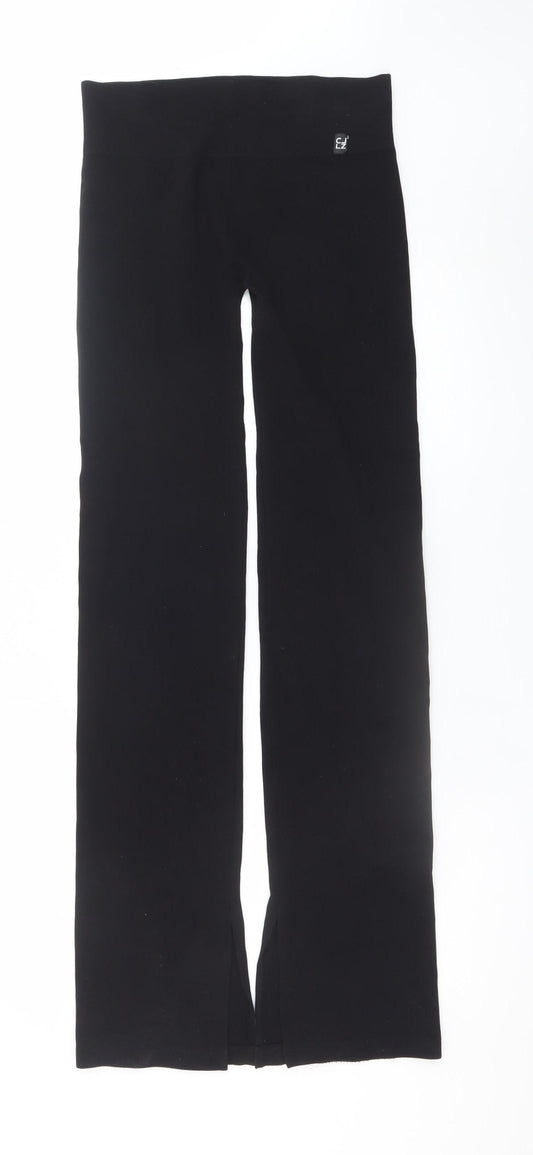 Calzedonia Women’s Black XL Flared Stretch Leggings