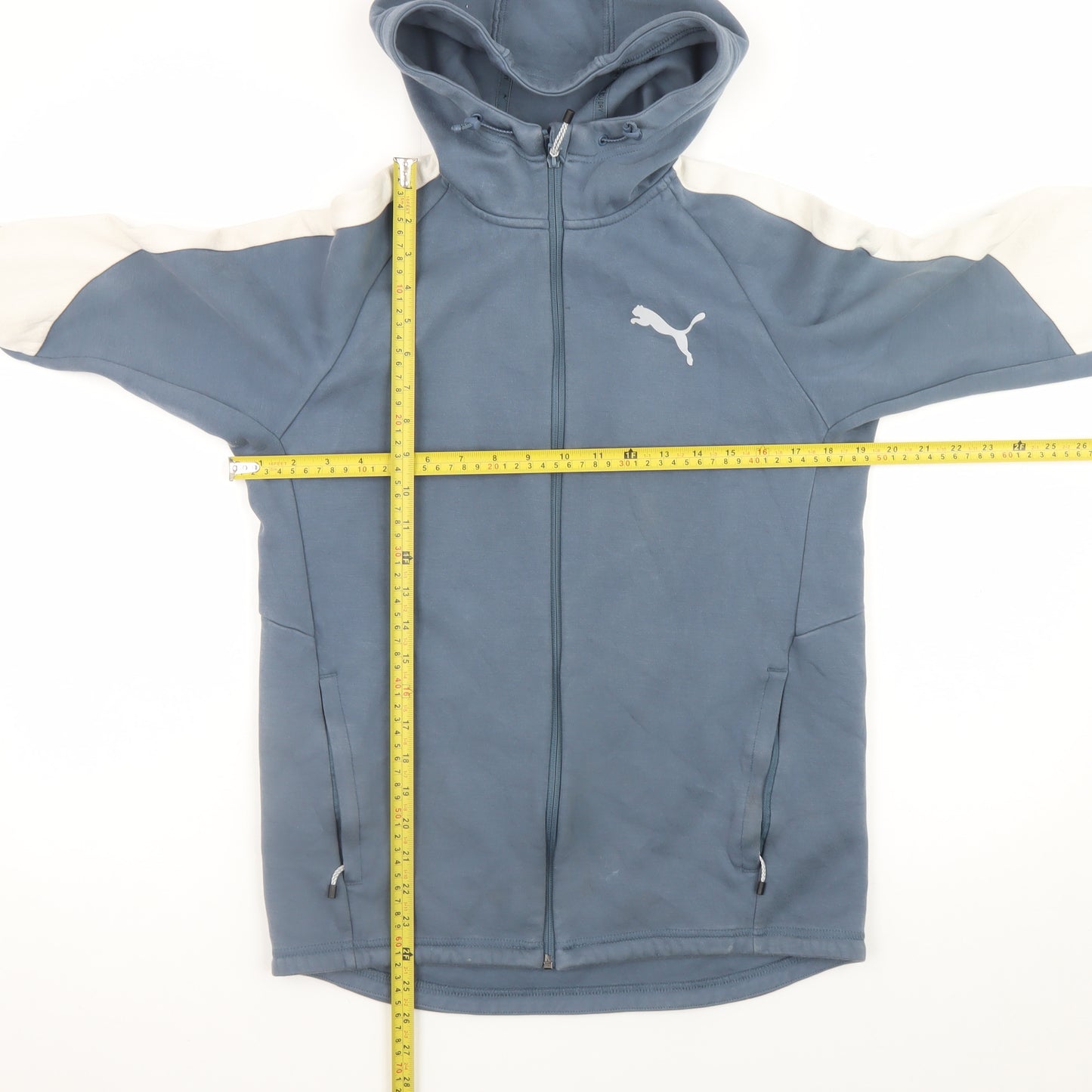 Puma Men's Blue Full Zip Hoodie M Sportswear Jacket