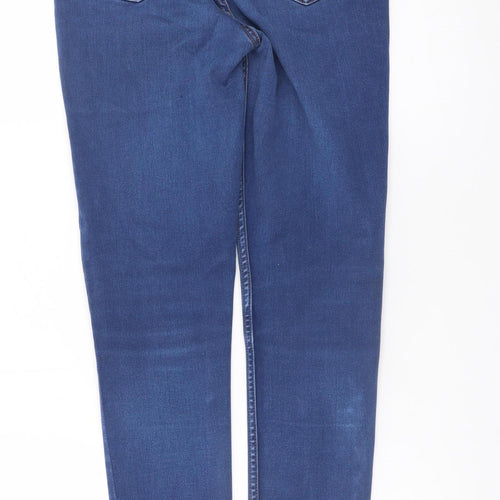 New Look Women's Blue High Waist Super Skinny Jeans Size 10