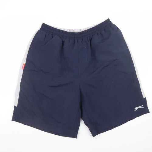 Slazenger Men's Navy Blue XL Athletic Shorts Quick Dry Polyester
