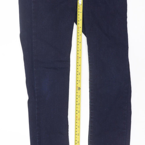 Gallery Women’s Blue Skinny Stretch Jeans Size 12 Mid Rise Denim