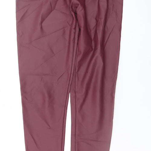 Yu & Me Paris Women's Brown High Waist Ankle Leggings L