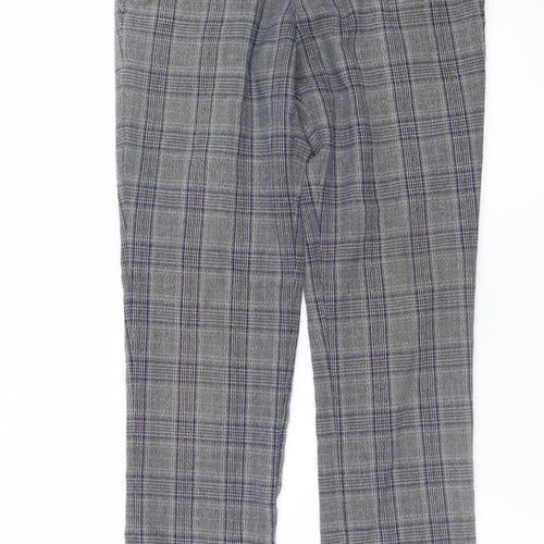Marc Darcy Men's Grey Check Dress Trousers Size 36x30 Formal