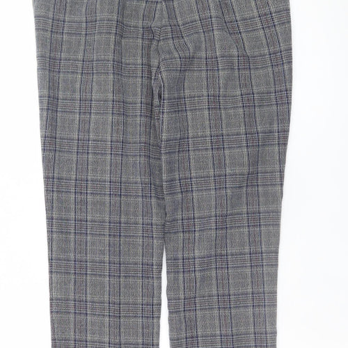 Marc Darcy Men's Grey Check Dress Trousers Size 36x30 Formal
