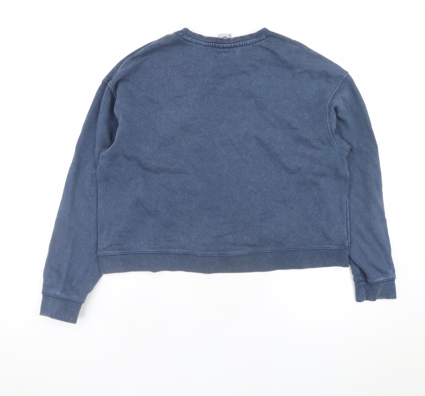 SoulCal & Co Women Blue Cotton Pullover Sweatshirt Size 8 California Print