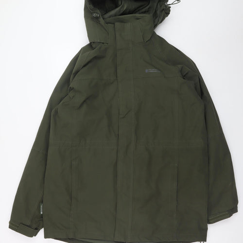 Mountain Warehouse Men's Green Waterproof Parka Jacket L
