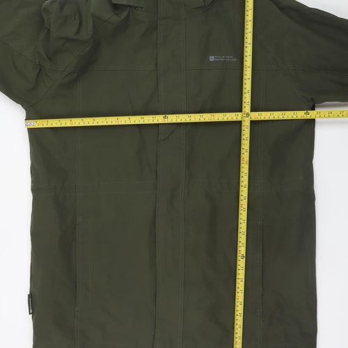 Mountain Warehouse Men's Green Waterproof Parka Jacket L