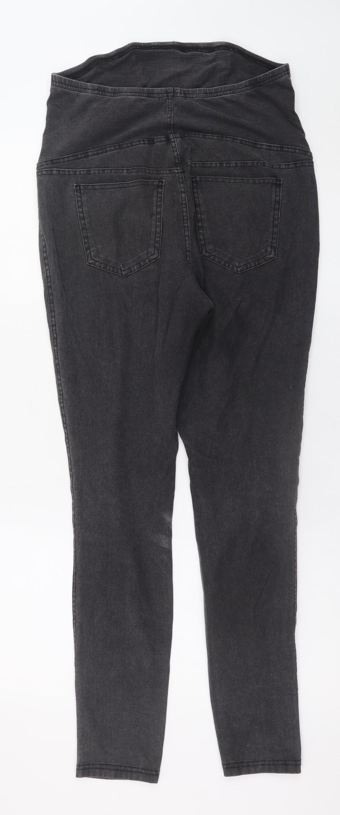 H&M MAMA Women's Black Maternity Skinny Jeans Size M