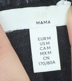 H&M MAMA Women's Black Maternity Skinny Jeans Size M