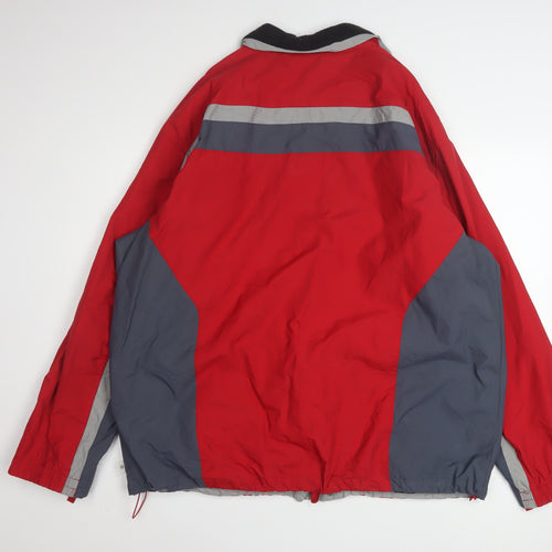 Columbia Men's Red XL Interchange Hooded Waterproof Outdoor Jacket