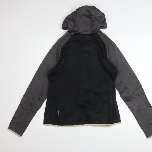 Jack Wolfskin Women Black Softshell Windbreaker Jacket UK 12