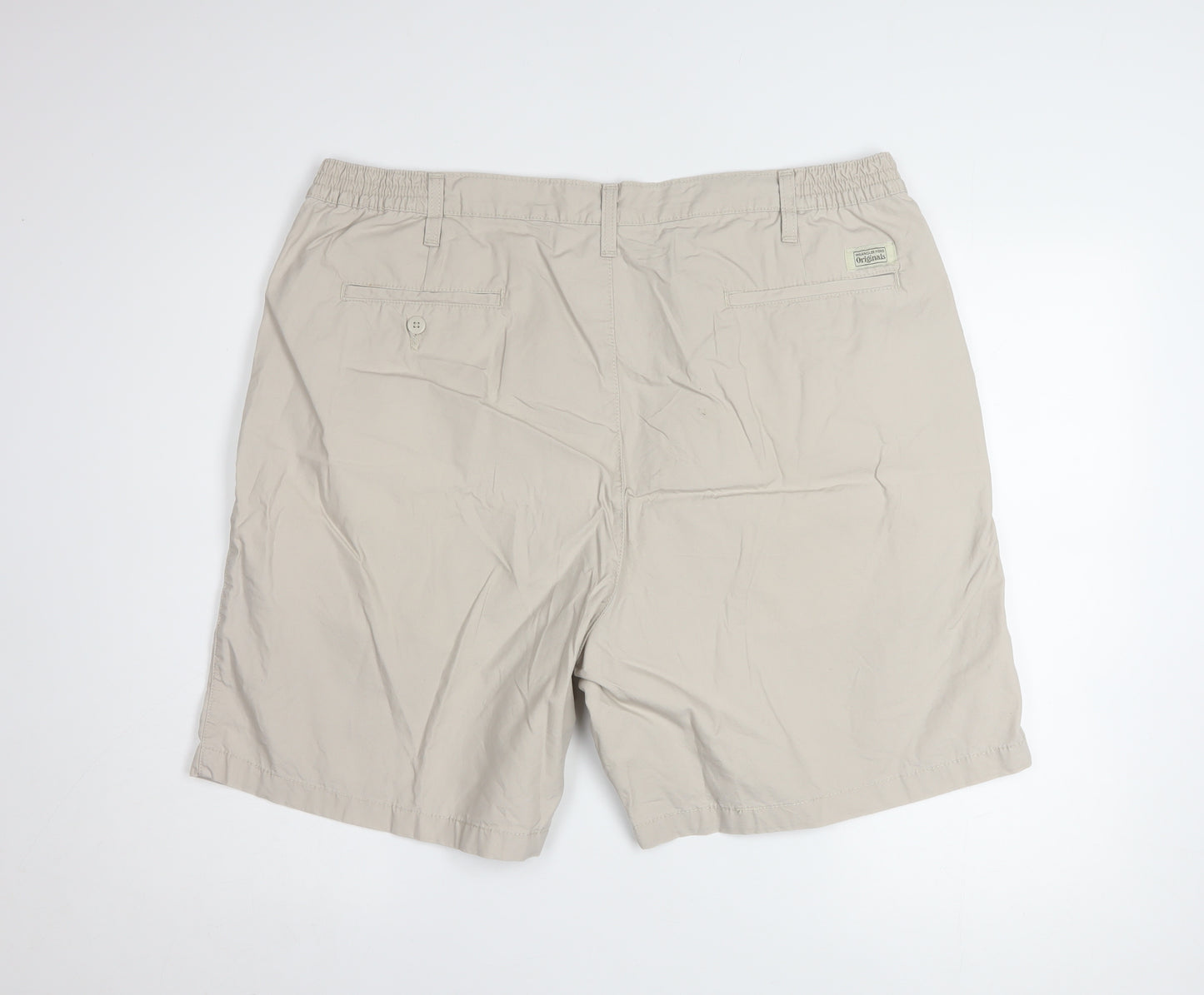 Wrangler Hero Originals Men's Beige Chino Shorts Size 42 Cotton