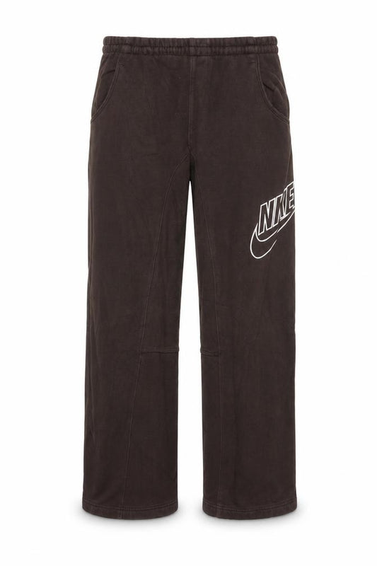 Nike Women's Brown Sweatpants Size M Regular Fit Fleece Joggers