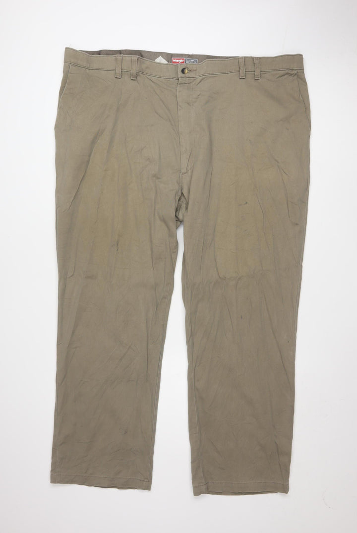 Wrangler Men's Beige Chino Trousers 46x30 Relaxed Fit Comfort Series