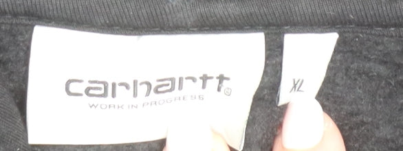 Carhartt Men’s Black XL Pullover Hoodie Fleece Hooded Sweatshirt