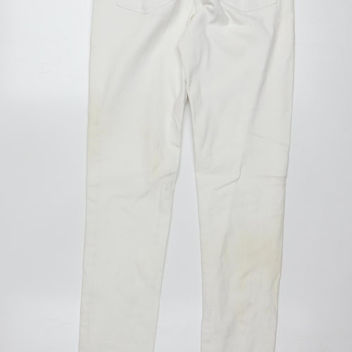 Levi's Women's White 711 Skinny Jeans Size 27 Slim Fit Denim