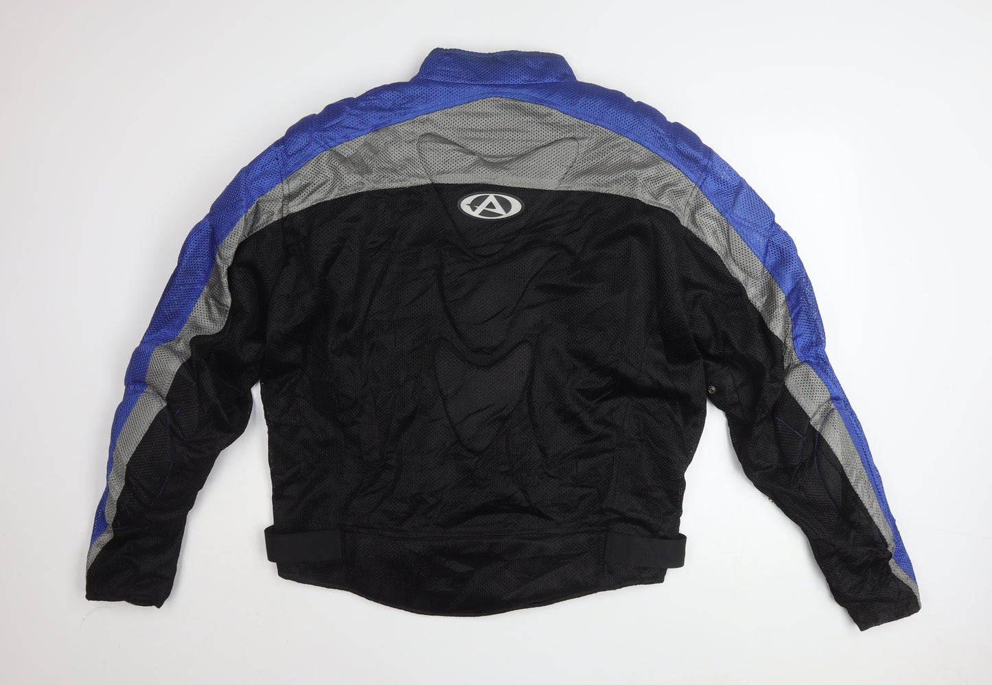 AGVSPORT Men's Blue Motorcycle Jacket XL Mesh Breathable Biker Style