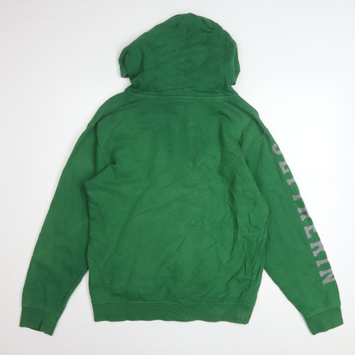 Warner Bros Harry Potter Slytherin Green Full Zip Hoodie Men's S