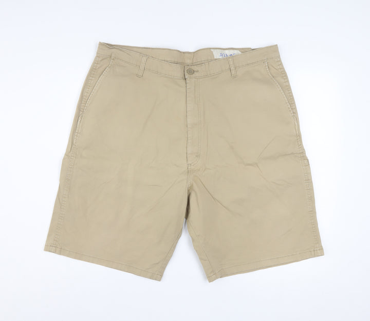 Wrangler Men's Beige Chino Shorts Size 42 Regular Cotton Stretch
