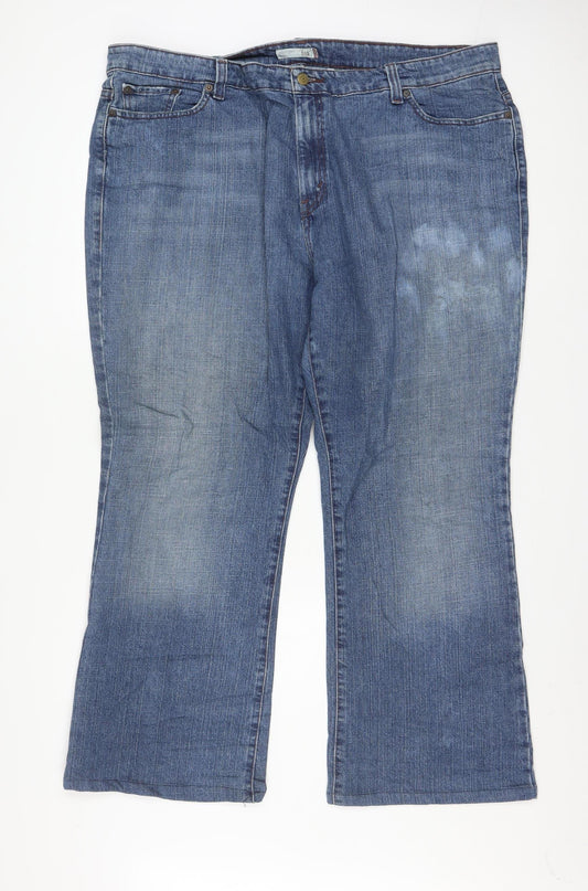 Levi Strauss & Co Mens Blue Straight Fit Denim Jeans M