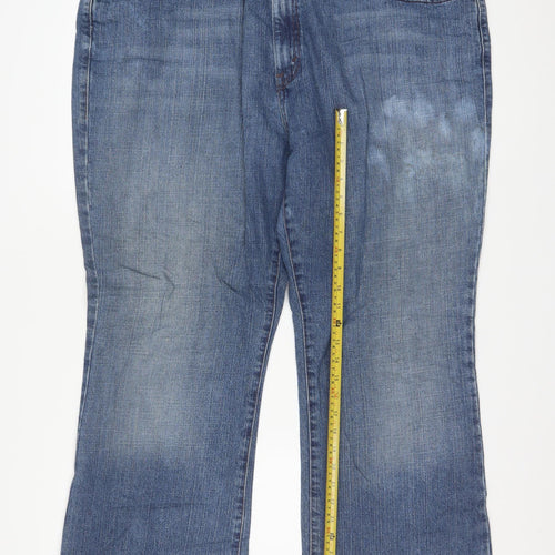 Levi Strauss & Co Mens Blue Straight Fit Denim Jeans M