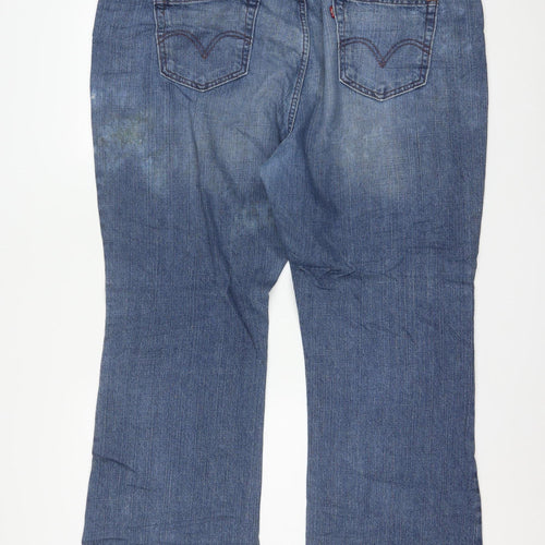 Levi Strauss & Co Mens Blue Straight Fit Denim Jeans M