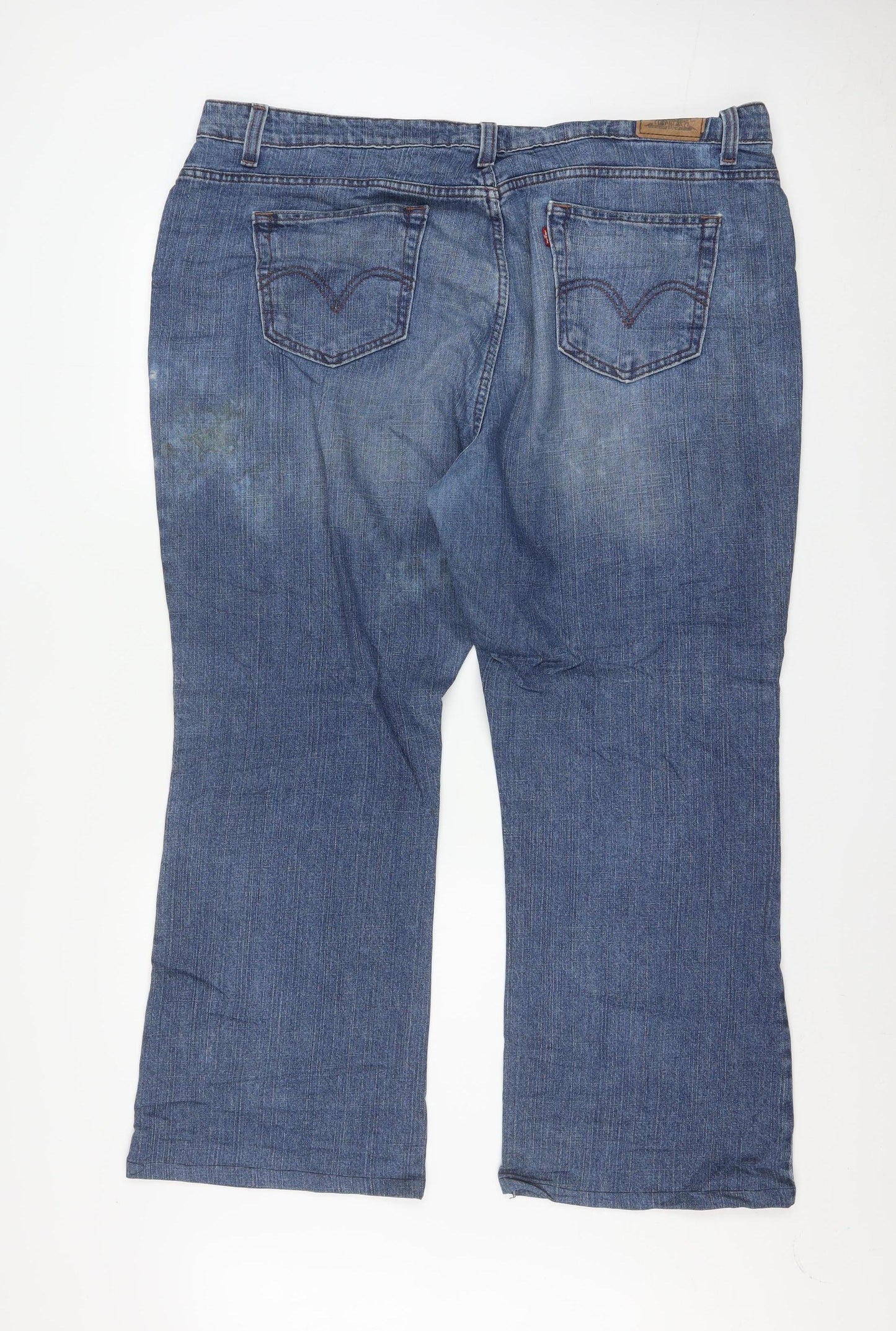 Levi Strauss & Co Mens Blue Straight Fit Denim Jeans M