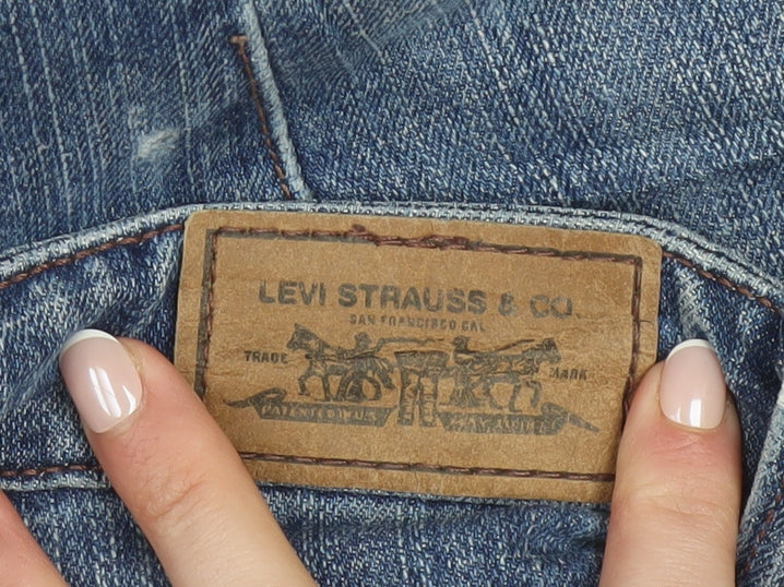 Levi Strauss & Co Mens Blue Straight Fit Denim Jeans M