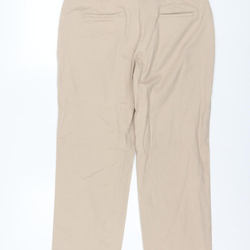 Lee Men’s Beige Relaxed Fit Chino Trousers Size 12S