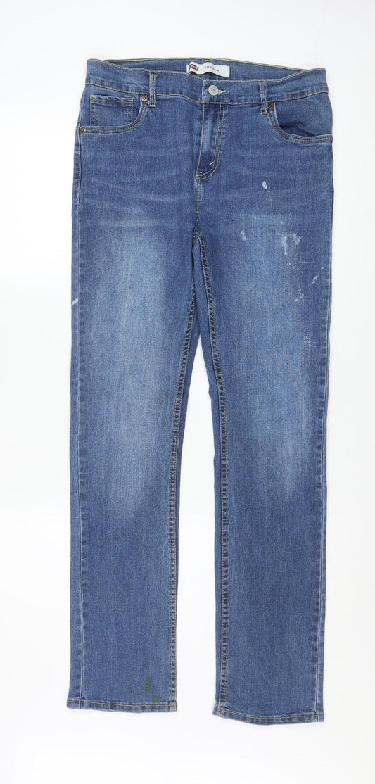 Levi's 511 Slim Women's Blue Mid Rise Stretch Denim Jeans Size 20