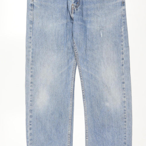 Levi's Men's Blue 505 Light Wash Straight Denim Jeans W33 L30