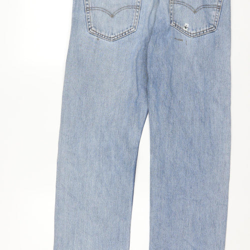 Levi's Men's Blue 505 Light Wash Straight Denim Jeans W33 L30