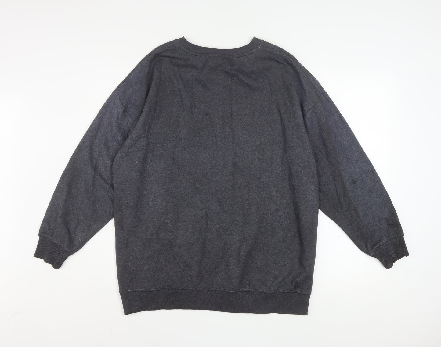 NBA Los Angeles Lakers Women's Grey Pullover Sweatshirt Size 12 Cotton Blend