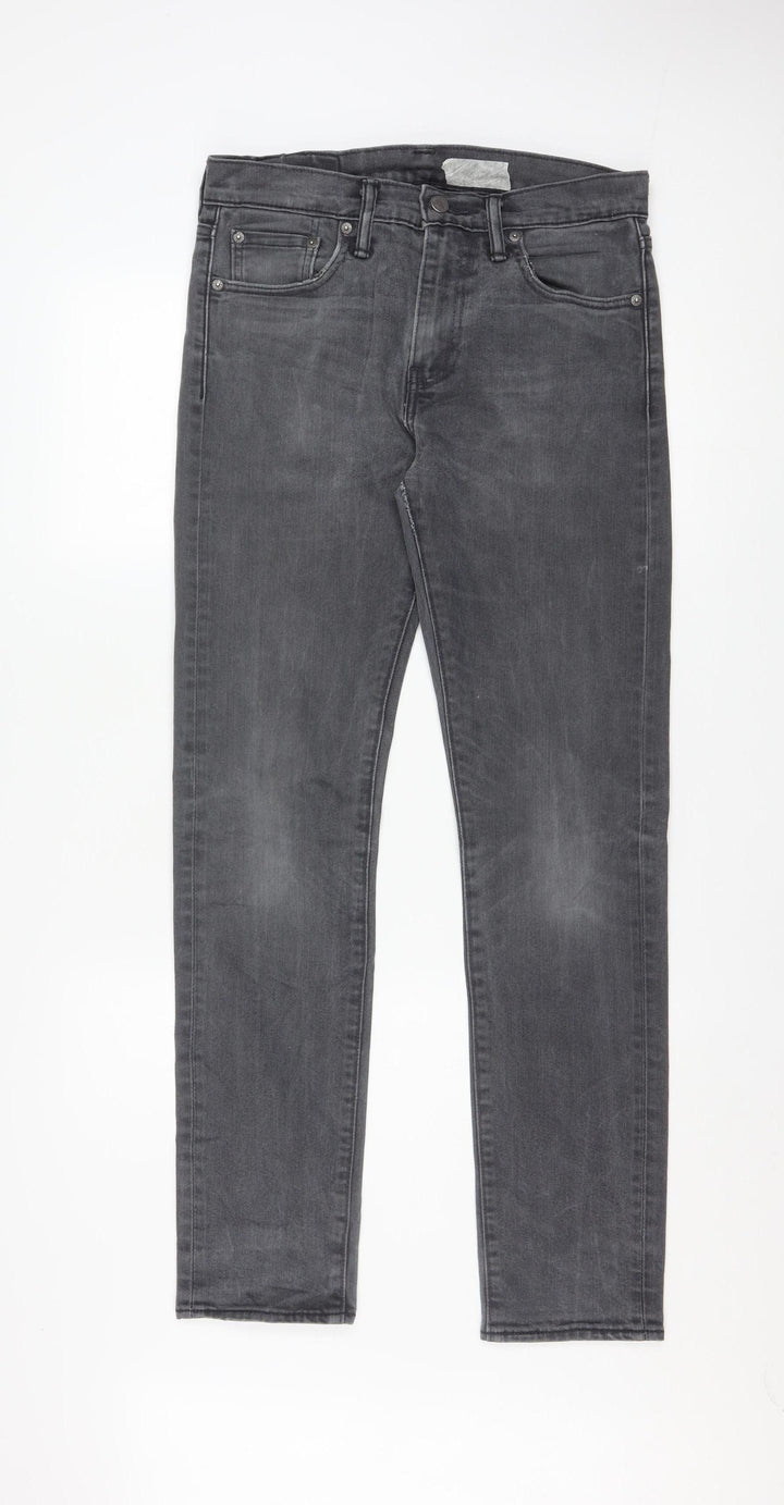 Levi's Men's Grey Slim Fit Straight Jeans W29 L32