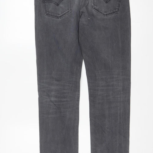 Levi's Men's Grey Slim Fit Straight Jeans W29 L32