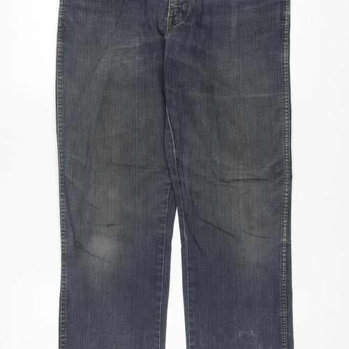 Wrangler Men's Blue 32x30 Straight Fit Texas Stretch Jeans