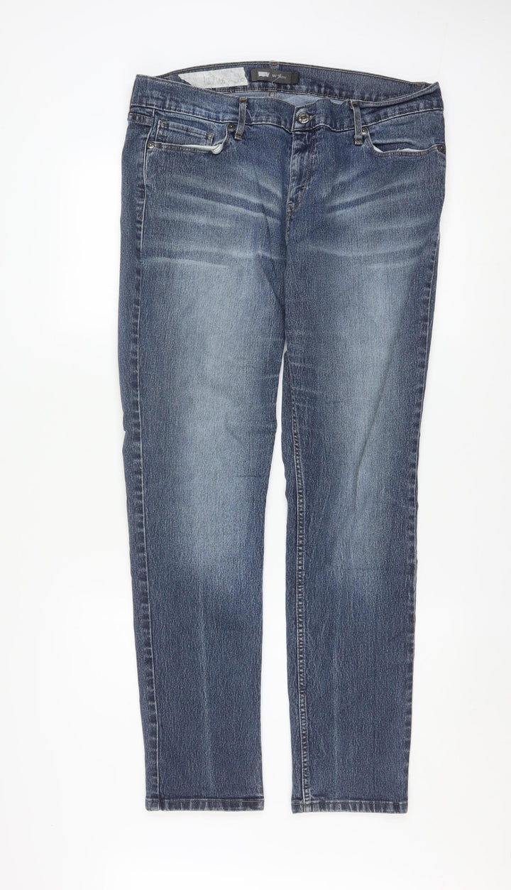Levi's Men's Blue Straight Fit Denim Jeans W32 L32