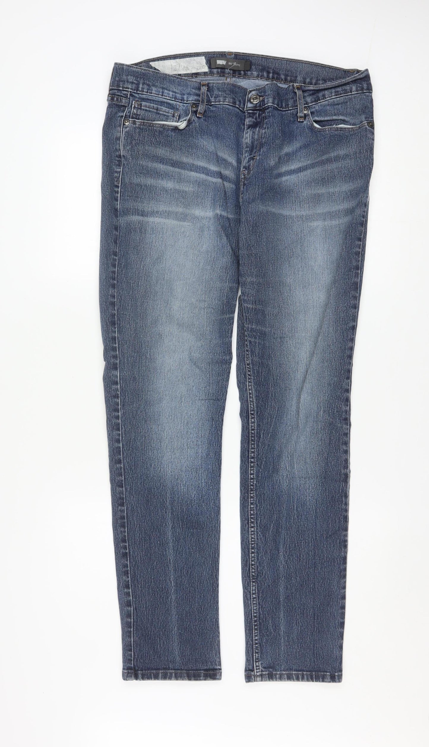 Levi's Men's Blue Straight Fit Denim Jeans W32 L32