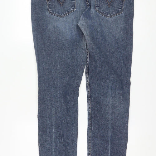 Levi's Men's Blue Straight Fit Denim Jeans W32 L32