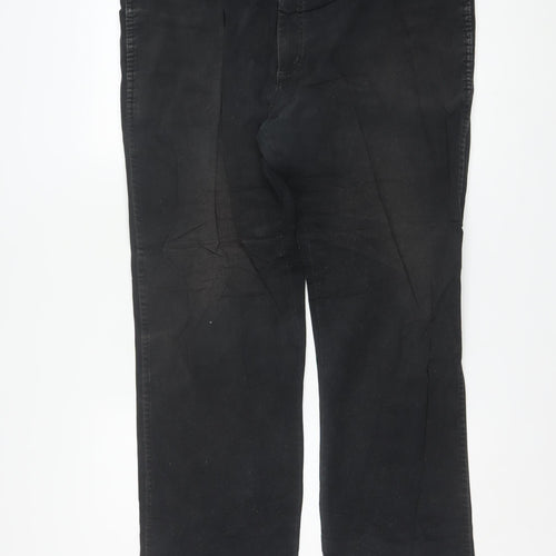 Wrangler Men's Black Texas Stretch Straight Jeans W40 L34