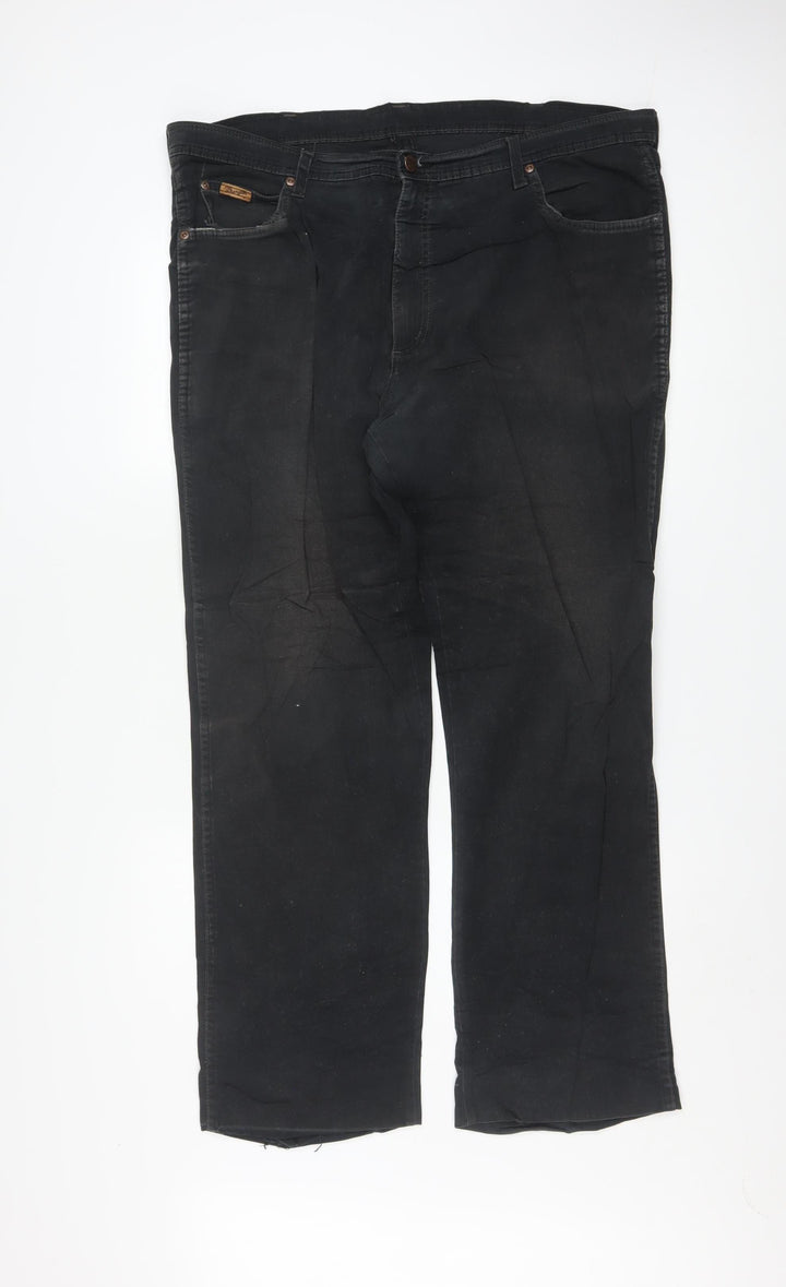 Wrangler Men's Black Texas Stretch Straight Jeans W40 L34