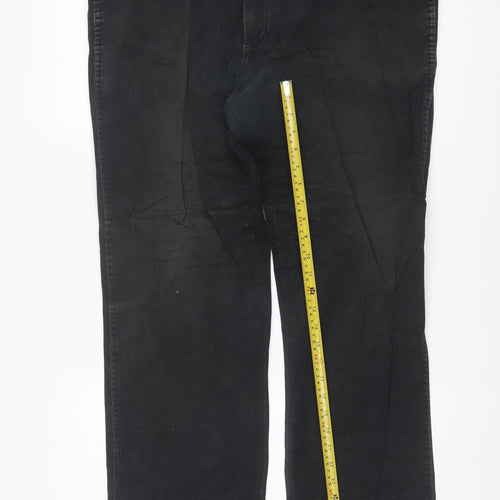 Wrangler Men's Black Texas Stretch Straight Jeans W40 L34