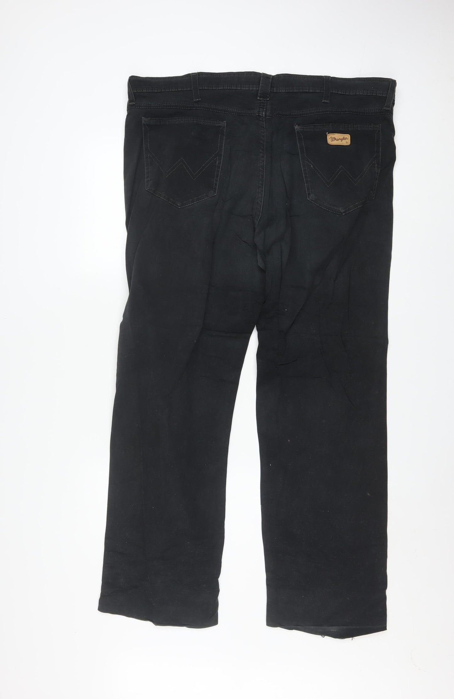 Wrangler Men's Black Texas Stretch Straight Jeans W40 L34