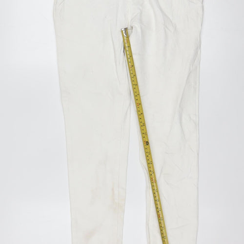 Levi's Women's White 711 Skinny Mid-Rise Jeans Size 28