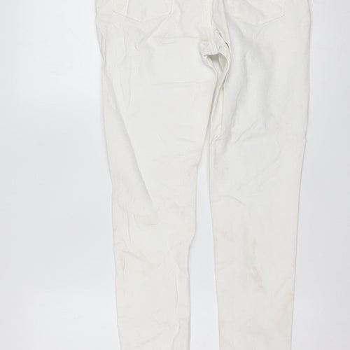 Levi's Women's White 711 Skinny Mid-Rise Jeans Size 28