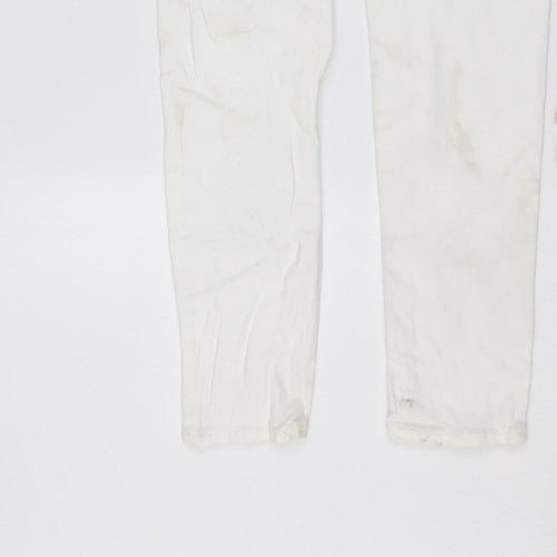 Levi's Women's White 711 Skinny Mid-Rise Jeans Size 28