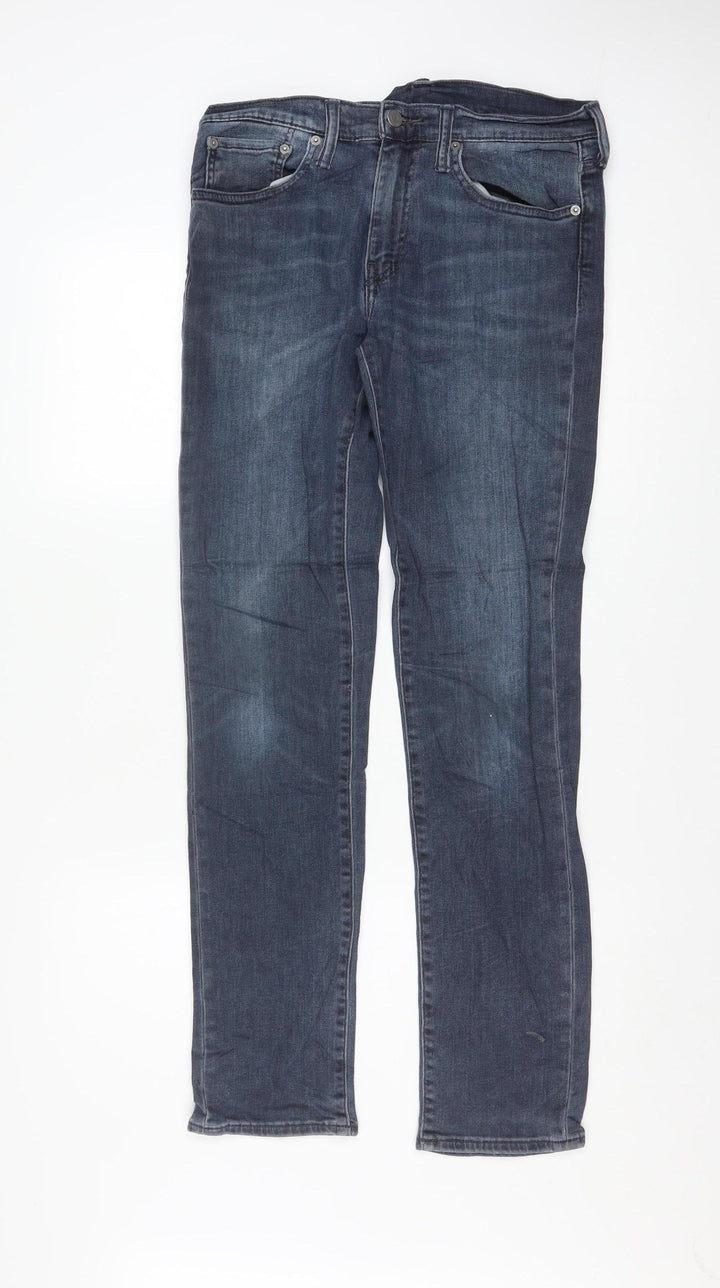 Levi's Men's Blue Slim Straight Jeans W31 L32 Denim Stretch